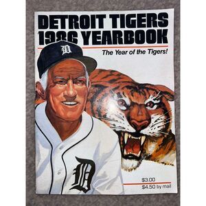 1986 DETROIT TIGERS YEARBOOK - MLB COLLECTIBLE YEARBOOK